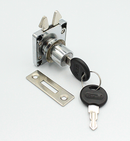 Møbellås til jalousiskab 39x40 mm, metal