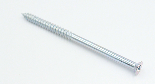 Møbelskrue med spids Ø6,5x104 mm, elgalvaniseret