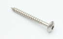 Møbelskrue med spids Ø6 mm, rustfri stål A2 - flere varianter