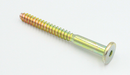 Møbelskrue uden spids Ø7 mm, gulgalvaniseret