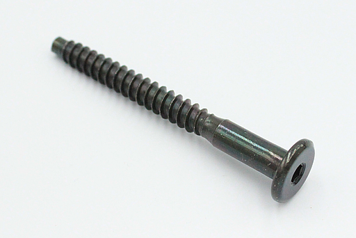 Møbelskrue uden spids Ø7x70 mm, mørkegrå