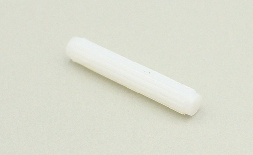 Plastikdyvel Ø5x28 mm, hvid (10 stk)