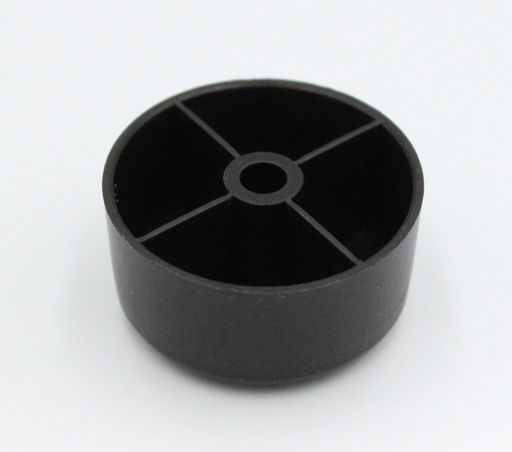 Plastikfod Ø39x20 mm, sort