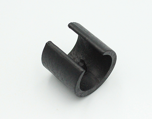 Plastikfod til Ø24-26 mm ben, sort