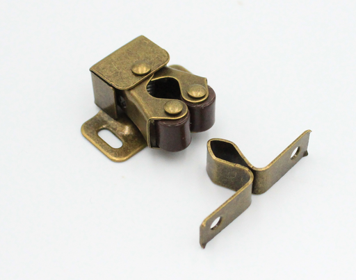 Rullelås 32x15 mm, brun antik