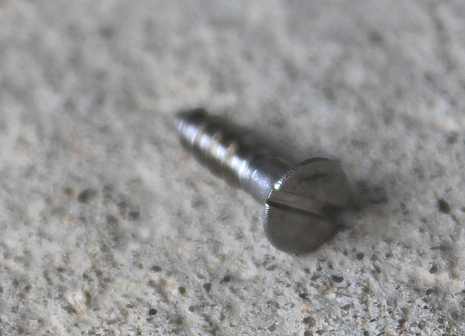 Træskrue Ø3,0x12 mm m/fladt hoved, rustfri stål (A2) (1 stk)