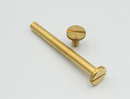 Samleskrue M5x10 mm + bøsning M5, messing (sæt) - flere varianter