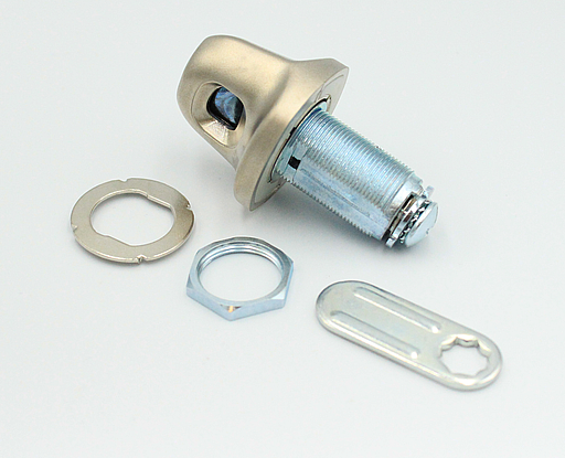 Skabslås til hængelås Ø37 mm, silver metal
