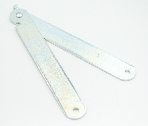 Skærehængsel 20 mm m/stop, metal