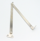 Skærehængsel med vinkel og stop - højre, metal