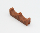 Skydedørsglider 32x10 mm, brun plastik