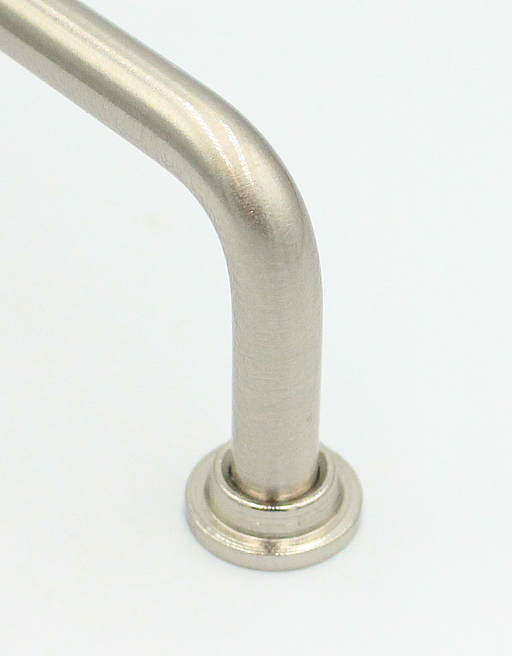 Metalgreb 96 mm c/c, børstet stål