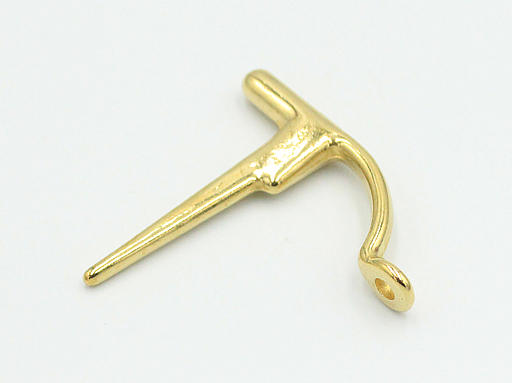 Stjerthage 48 mm - til vindue, messingbelagt