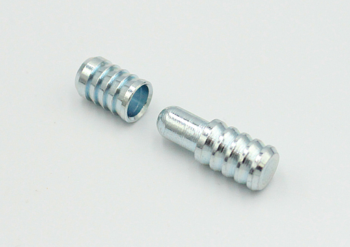Styretap til bordplade Ø8x12 mm, elgalvaniseret (sæt)