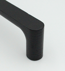 Trægreb 128 mm c/c, sortbejdset asketræ