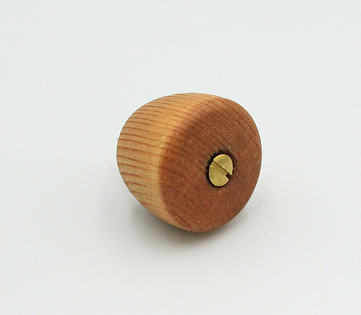 Træknop Ø28x23 mm, olieret fyrretræ