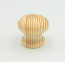 Træknop Ø29x26 mm, ubehandlet fyrretræ
