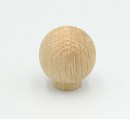 Træknop Ø30x32 mm, ubehandlet egetræ