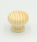 Træknop Ø34x28 mm, ubehandlet fyrretræ