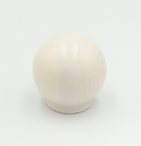 Træknop Ø38x38 mm, fyrretræ hvidtonet