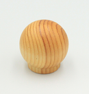 Træknop Ø38x38 mm, lakeret fyrretræ