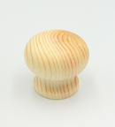 Træknop Ø39x38 mm, ubehandlet fyrretræ