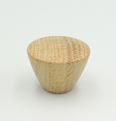 Træknop Ø40x28 mm, ubehandlet egetræ
