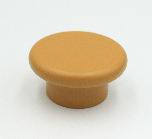 Træknop Ø45x22 mm, okkergul