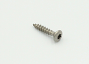Træskrue Ø3,0x16 mm med Ø6 mm linsehoved og Torx 10, rustfri stål A2