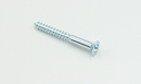 Træskrue Ø4,5 mm m/1/8 tomme hul, elgalvaniseret (1 stk)
