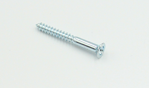 Træskrue Ø4,5 mm m/1/8 tomme hul, elgalvaniseret (1 stk)