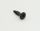 Træskrue Ø4,0 mm med Ø7,5 mm linsehoved, sortgalvaniseret (10 stk)