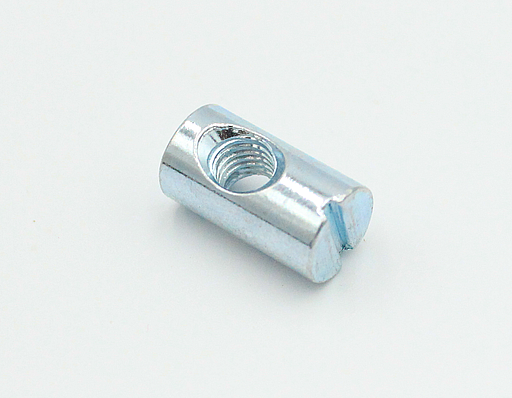 Tværbøsning m/forskudt hul M6xØ10x18 mm, elgalvaniseret