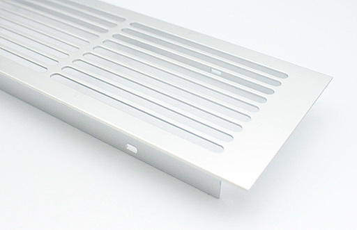 Udluftningsrist 500x86 mm, aluminium