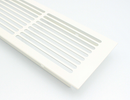 Udluftningsrist 500x86 mm, hvidmalet aluminium
