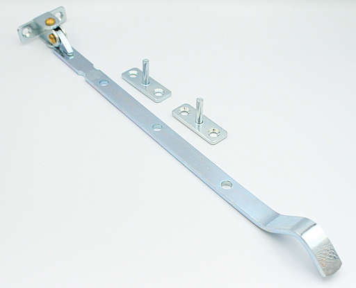 Udskyder til vindue 310 mm incl. 2 stk beslag, elgalvaniseret