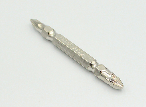 Vendbar bits/skruetrækker med PZ1 og PZ2, forniklet