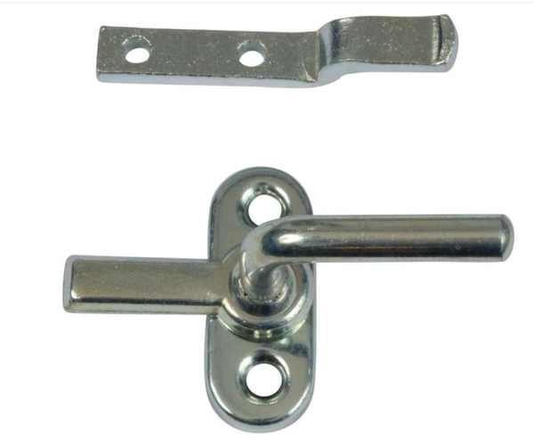 Vinduesklinke med hage 50x20 mm, elgalvaniseret