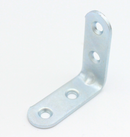 Vinkel 42x42x15x2 mm med 4 huller, elgalvaniseret