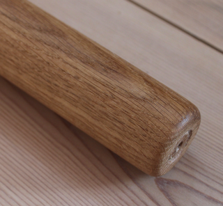 Bordben til spisebord Ø58x705 mm incl. beslag til montering, egetræ olieret (råt look)
