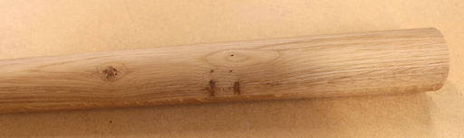 Bordben til spisebord Ø58x705 mm incl. beslag til montering, egetræ olieret (råt look)
