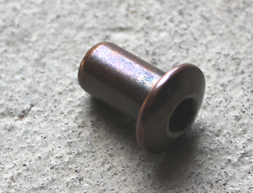 Møbelhoved M6xØ9x15 mm, bruneret/kobberfarvet