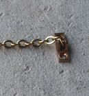 Pyntekæde 200 mm, messing