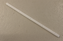 Glideskinne 450x16x8 mm, hvid plastik (1 stk)
