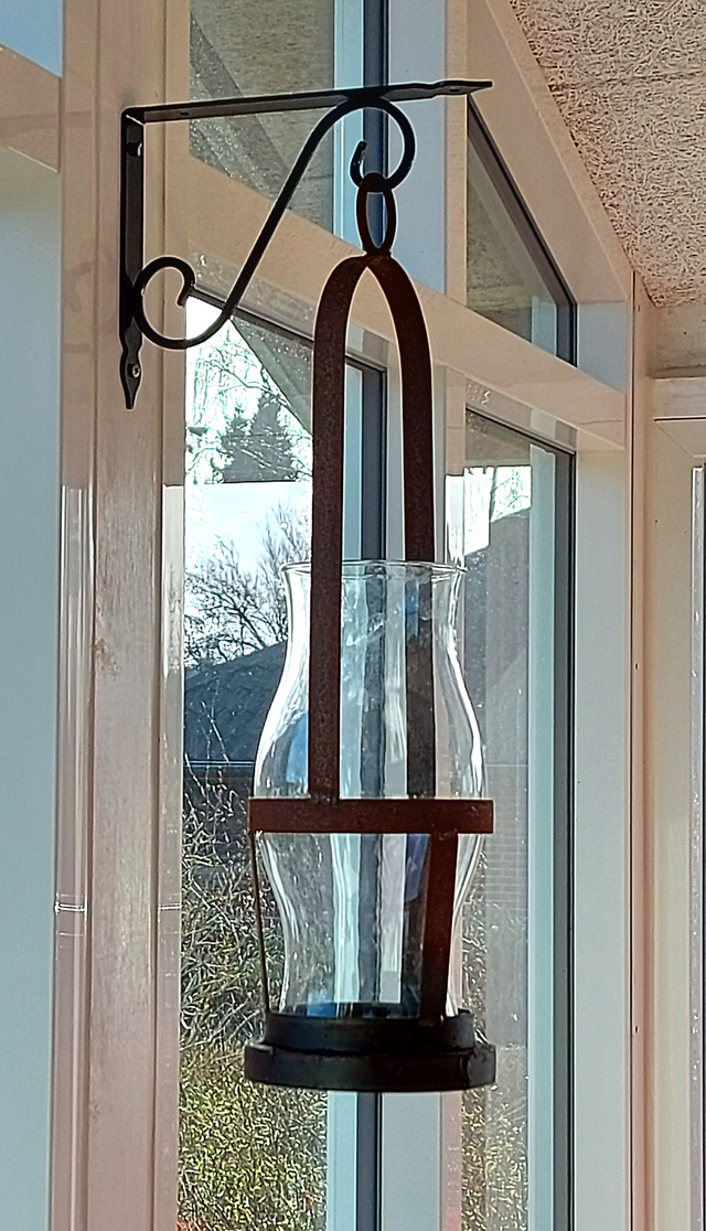 Hyldeknægt 242x190x30 mm, sortmalet metal