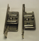 Frontbeslag t/BLUM METABOX t/påskruning, forniklet (sæt)