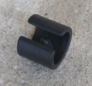 Plastikfod til Ø24-26 mm ben, sort