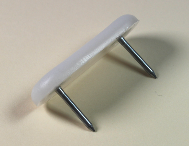 Glidesøm 16x44 mm, hvid (10 stk)