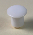 Dækhætte til montering i hul, hvid (10 stk) - flere varianter