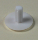 Dækhætte til montering i hul, hvid (10 stk) - flere varianter